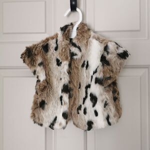 2/$30 Old Navy faux fur cardigan size 4
